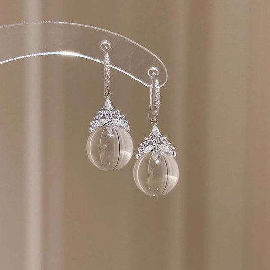 Elegant Crystal Drop Earrings