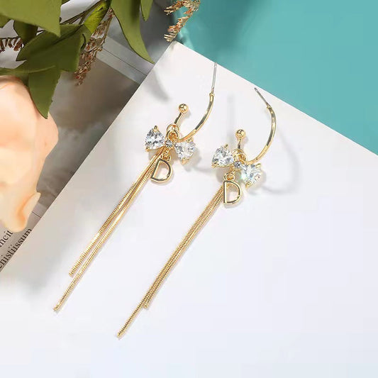 Elegant Crystal Drop Earrings