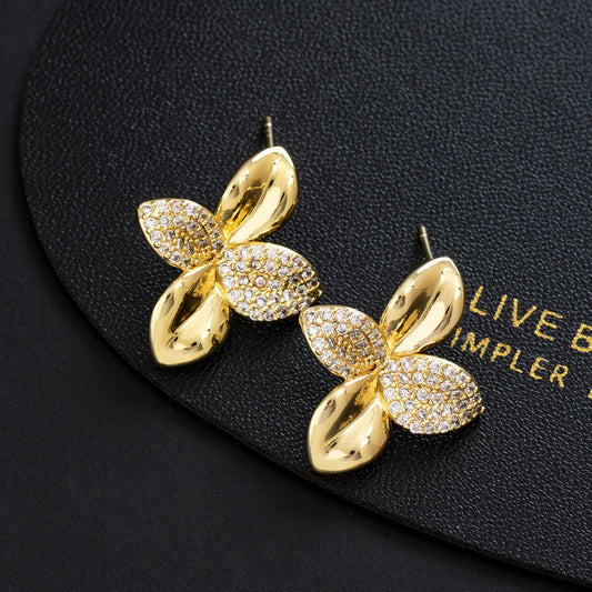 Elegant Crystal Drop Earrings
