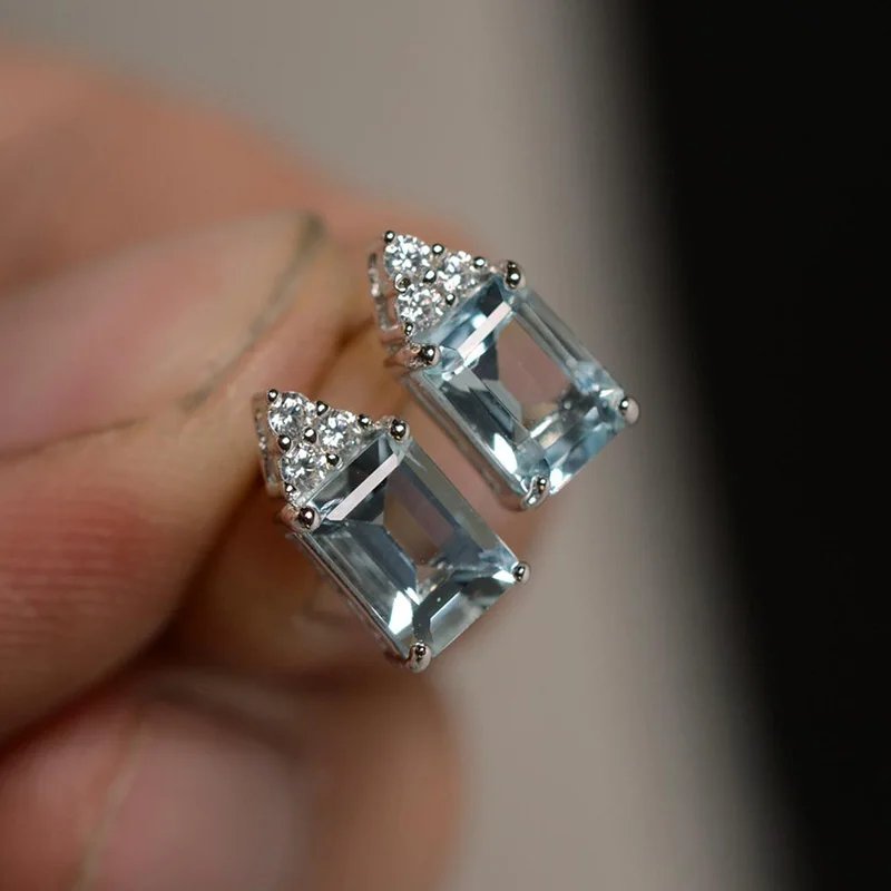 Elegant Crystal Stud Earrings