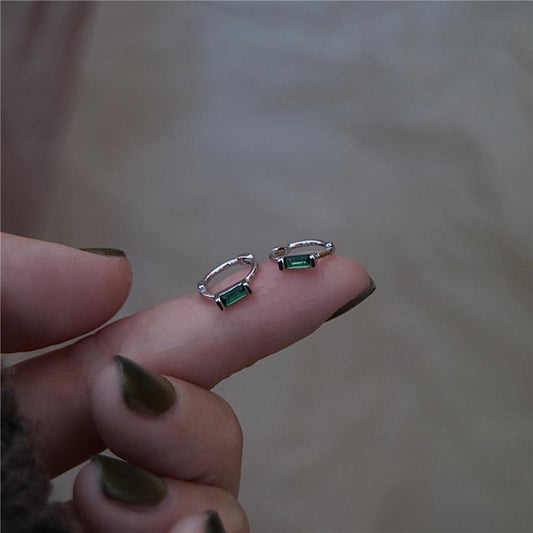Elegant Emerald Earrings