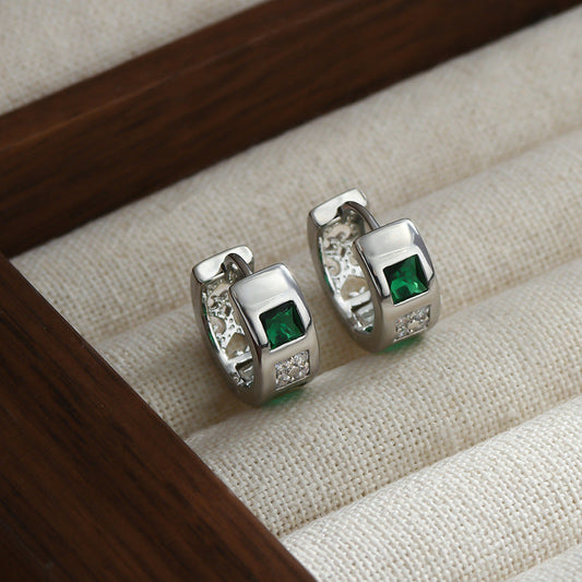 Elegant Emerald Earrings