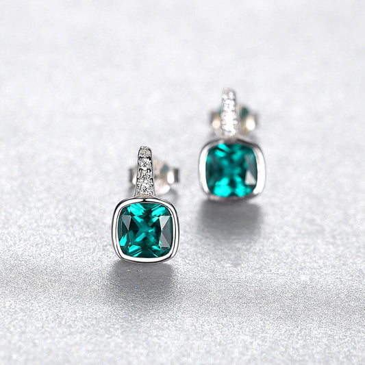 Elegant Emerald Earrings