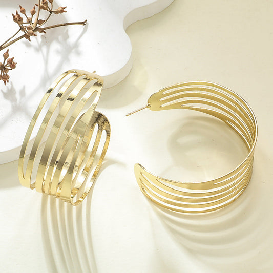 Elegant Gold Hoop Earrings