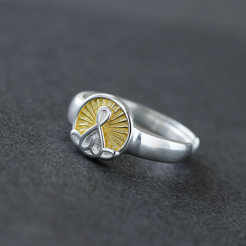 Elegant Gold Peacock Ring