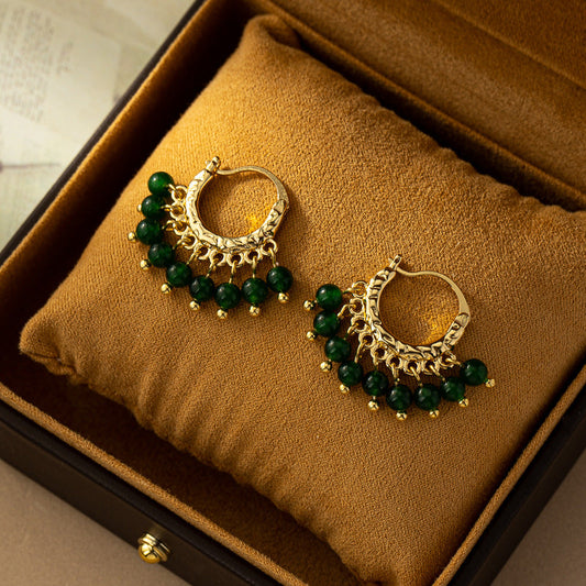 Elegant Jade Earrings