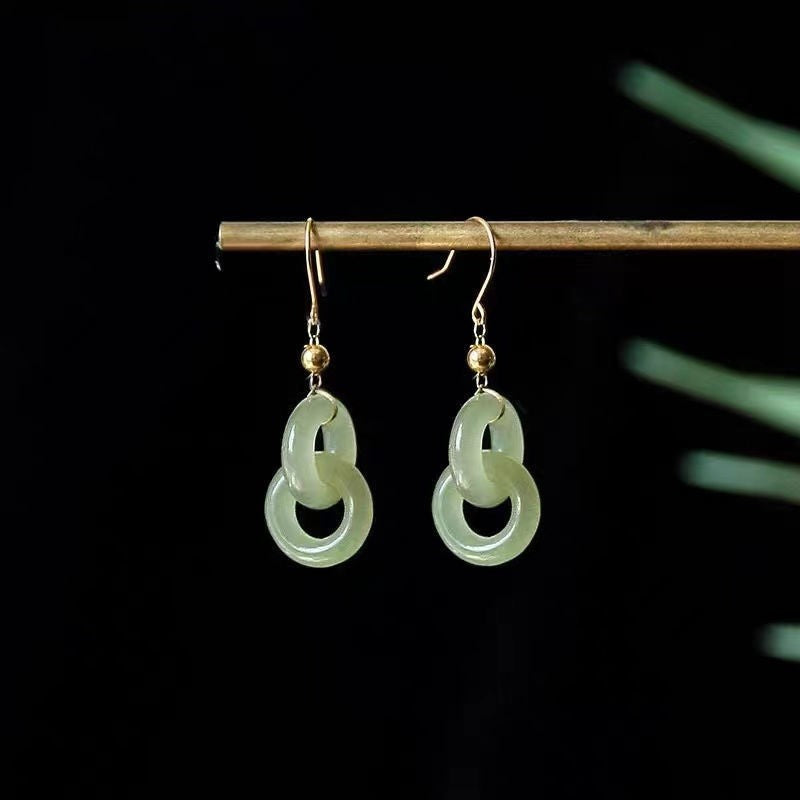 Elegant Jade Earrings