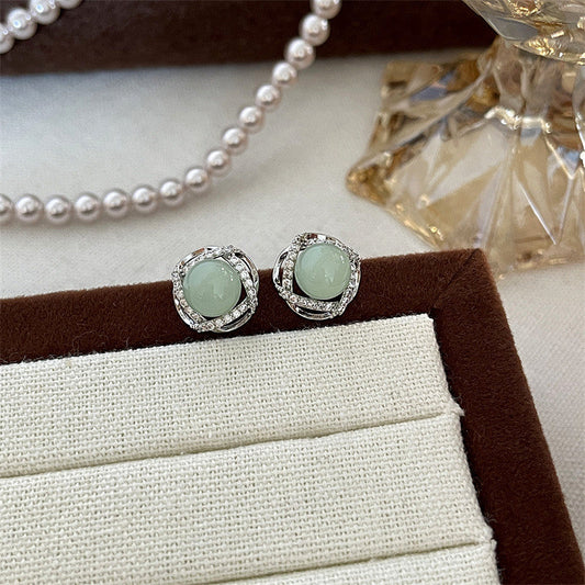 Elegant Jade Earrings