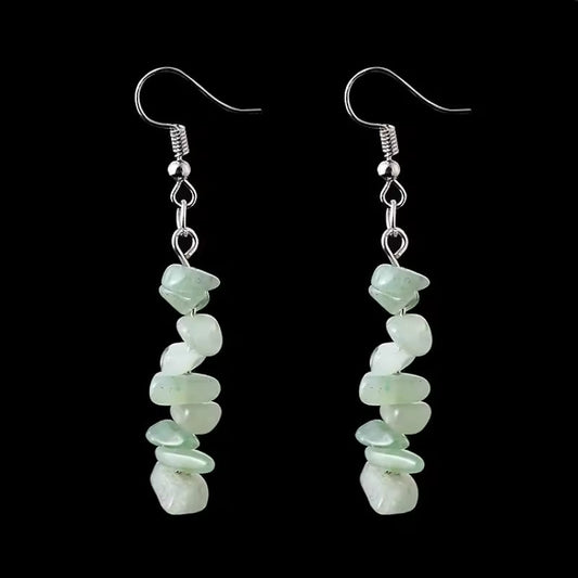 Elegant Jade Stone Earrings