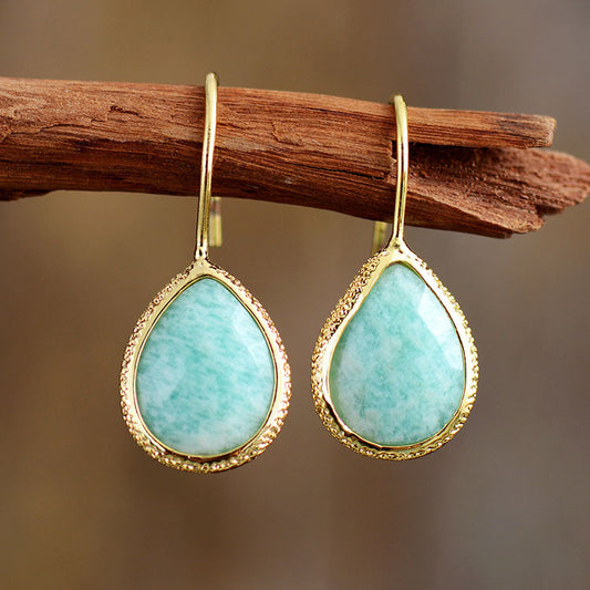 Elegant Larimar Earrings