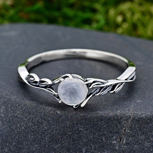 Elegant Moonstone Ring