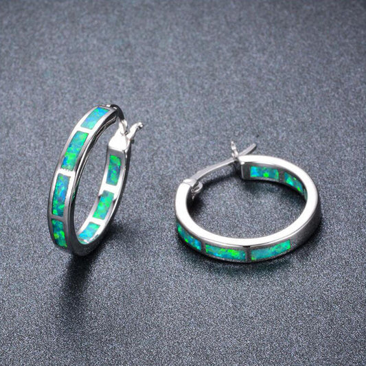 Elegant Opal Earrings