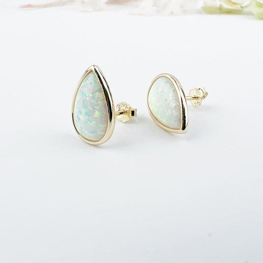 Elegant Opal Earrings