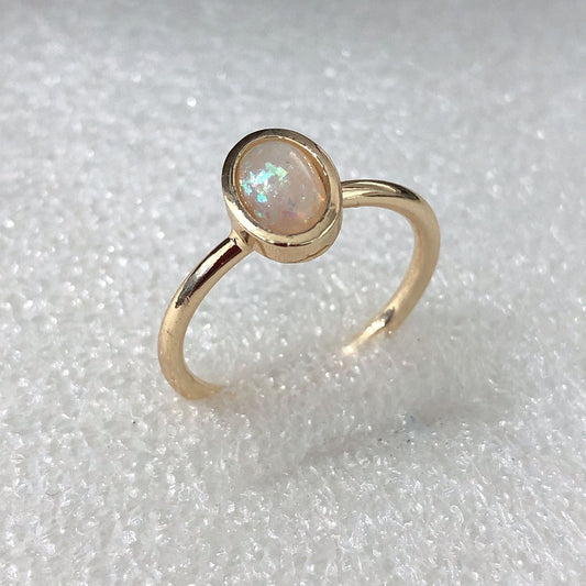 Elegant Opal Ring