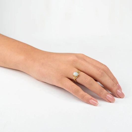 Elegant Opal Ring
