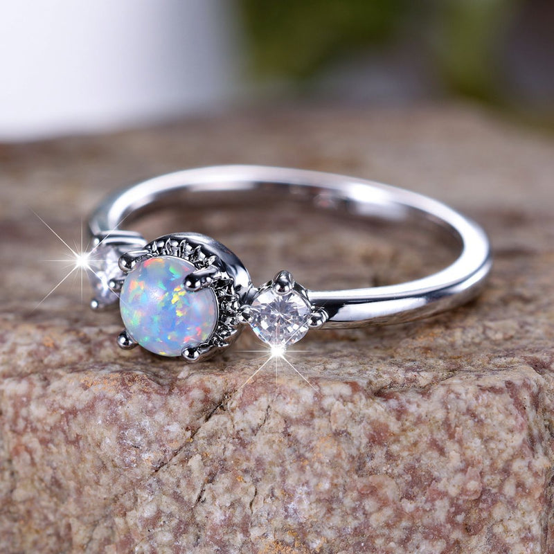 Elegant Opal Ring