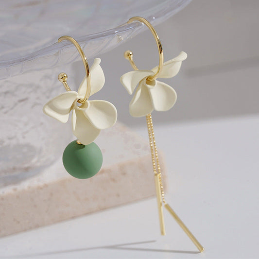 Elegant Orchid Earrings