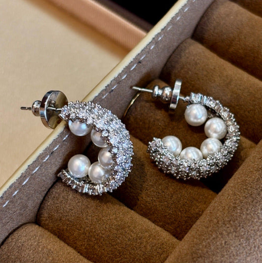 Elegant Pearl Earrings