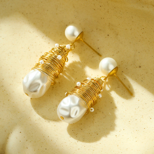 Elegant Pearl Earrings