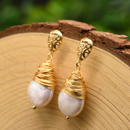 Elegant Pearl Earrings