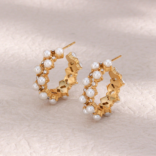Elegant Pearl Earrings