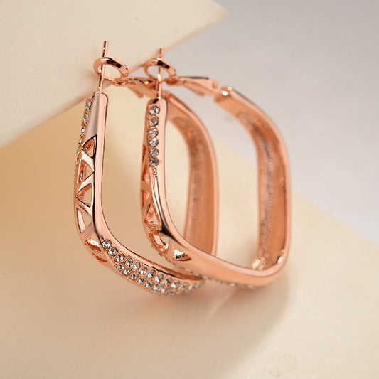 Elegant Rose Gold Earrings