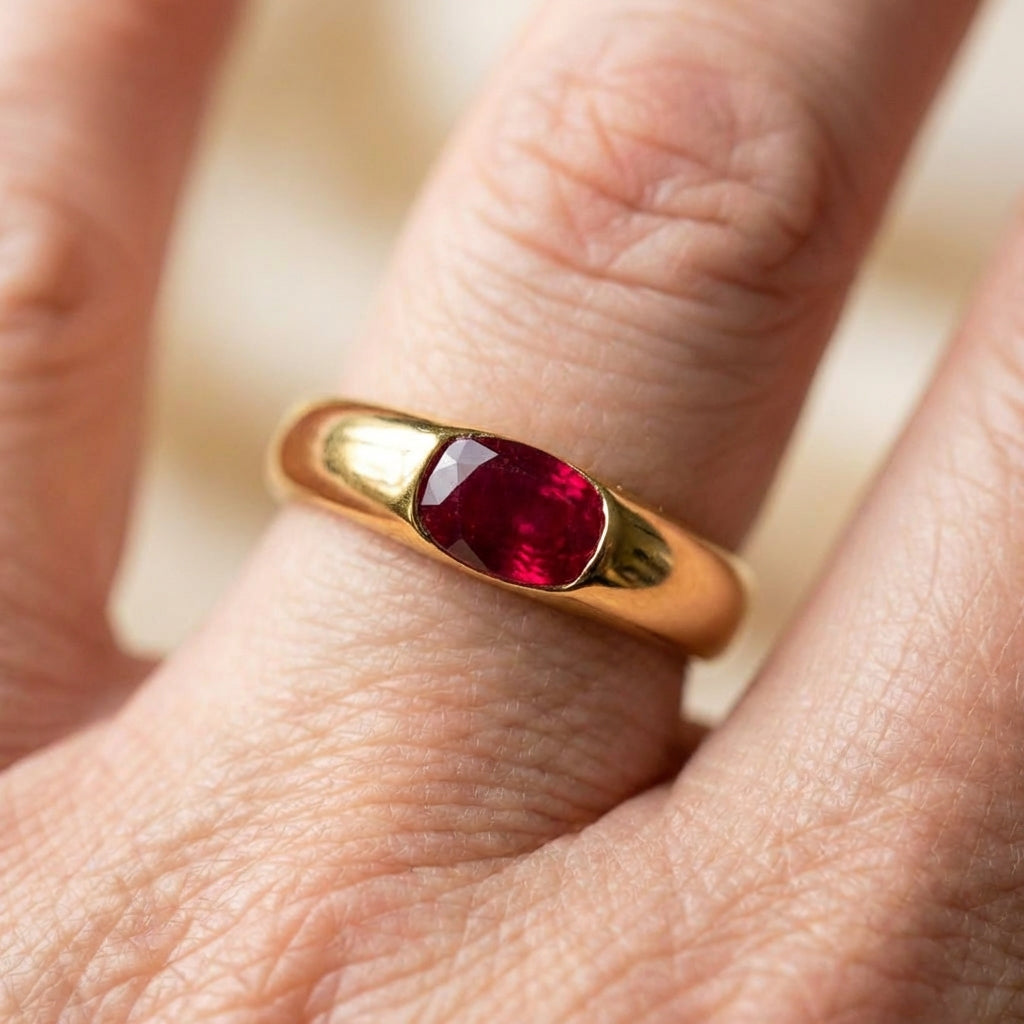 Ruby Gold Ring