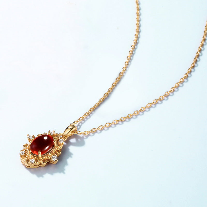 Elegant Ruby Necklace