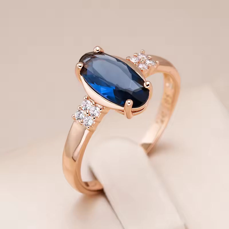 Elegant Sapphire Diamond Ring
