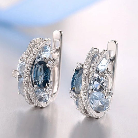 Elegant Sapphire Earrings