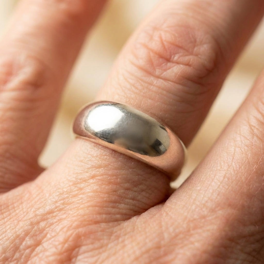 Silver Dome Ring