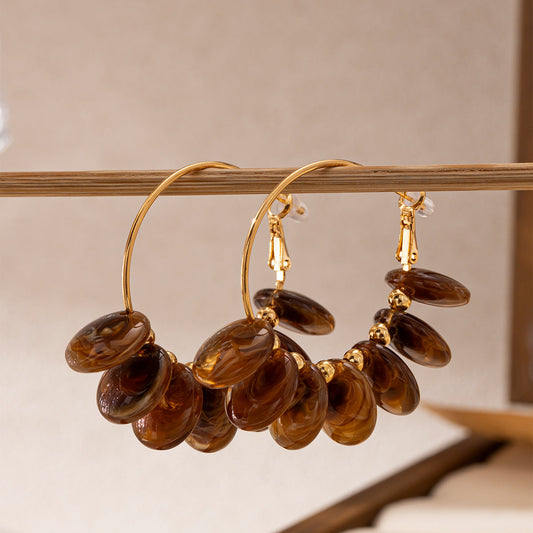 Elegant Smoky Quartz Earrings