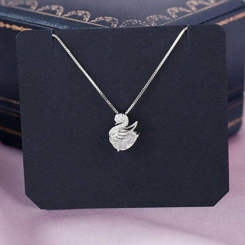 Elegant Swan Necklace