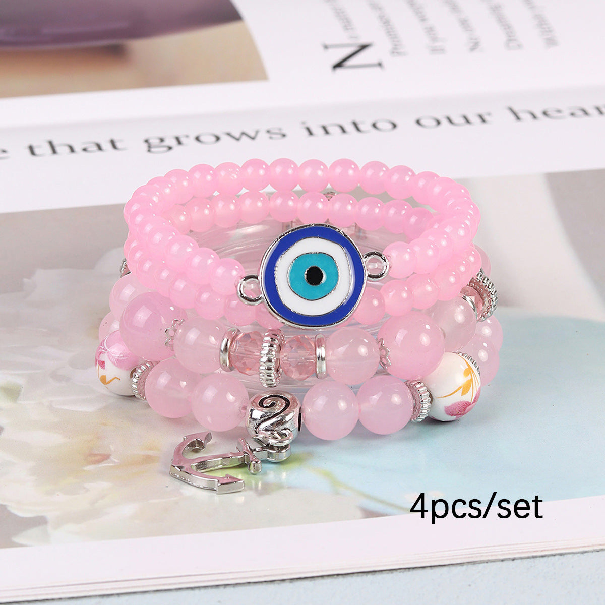 Evil Eye Beaded Bracelet