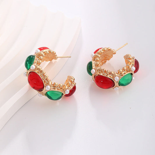 Festive Pearl Earrings