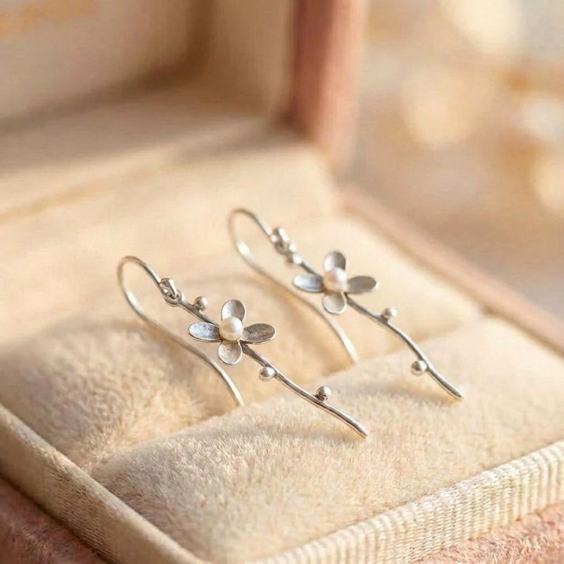 Vintage Flower Branch Earrings