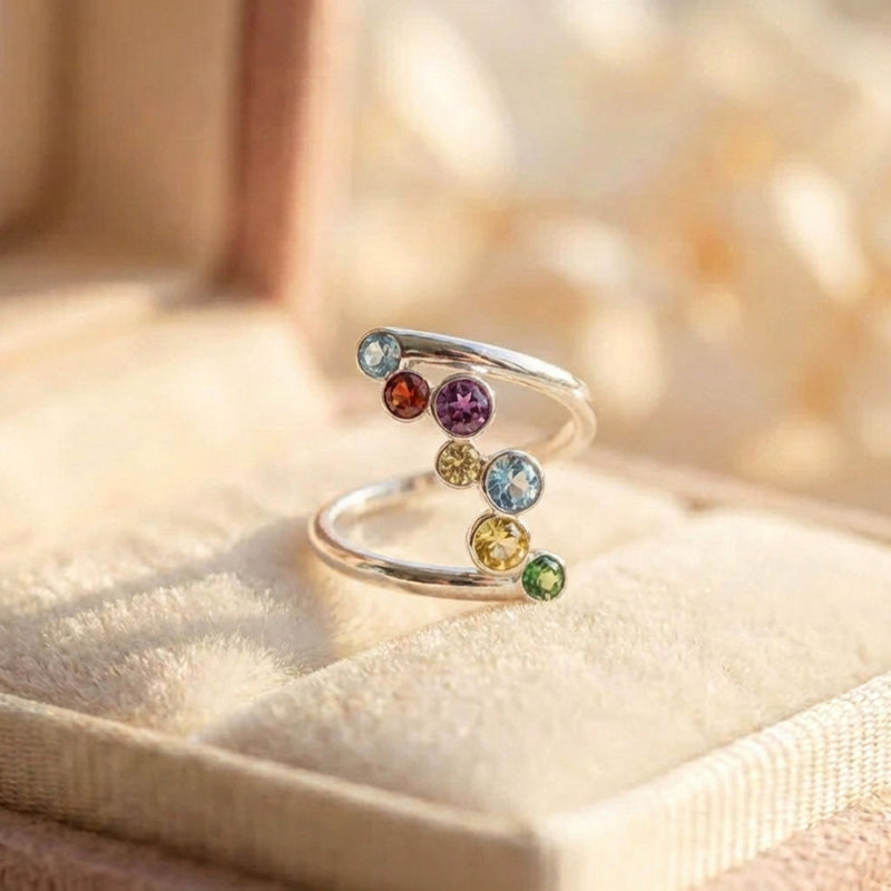 Colorful Crystal Statement Ring