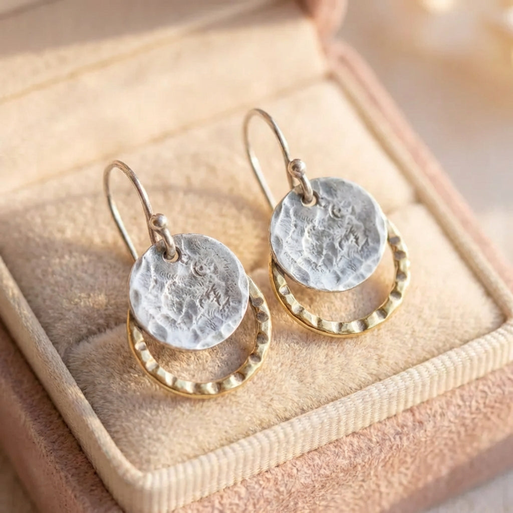 Vintage Gold & Silver Plate Earrings