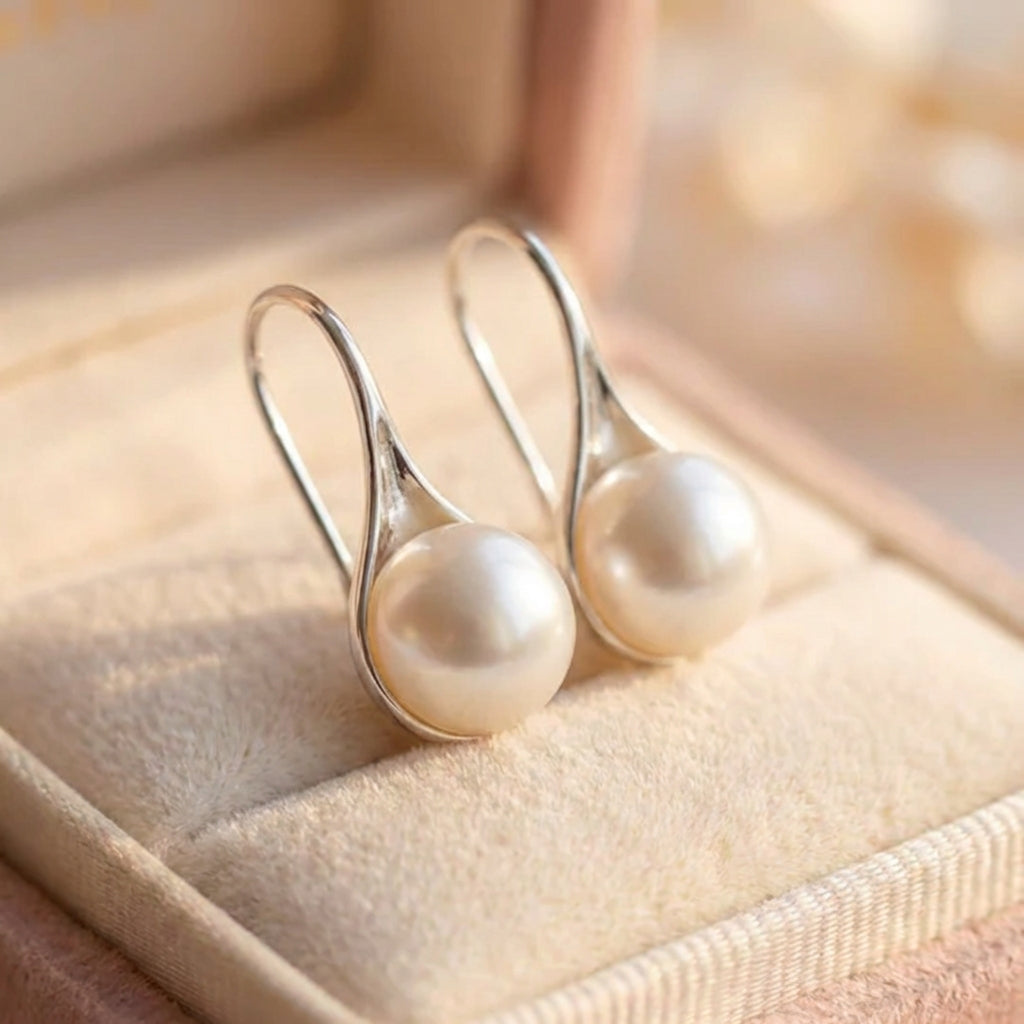 Elegant Pearl Drop Earrings
