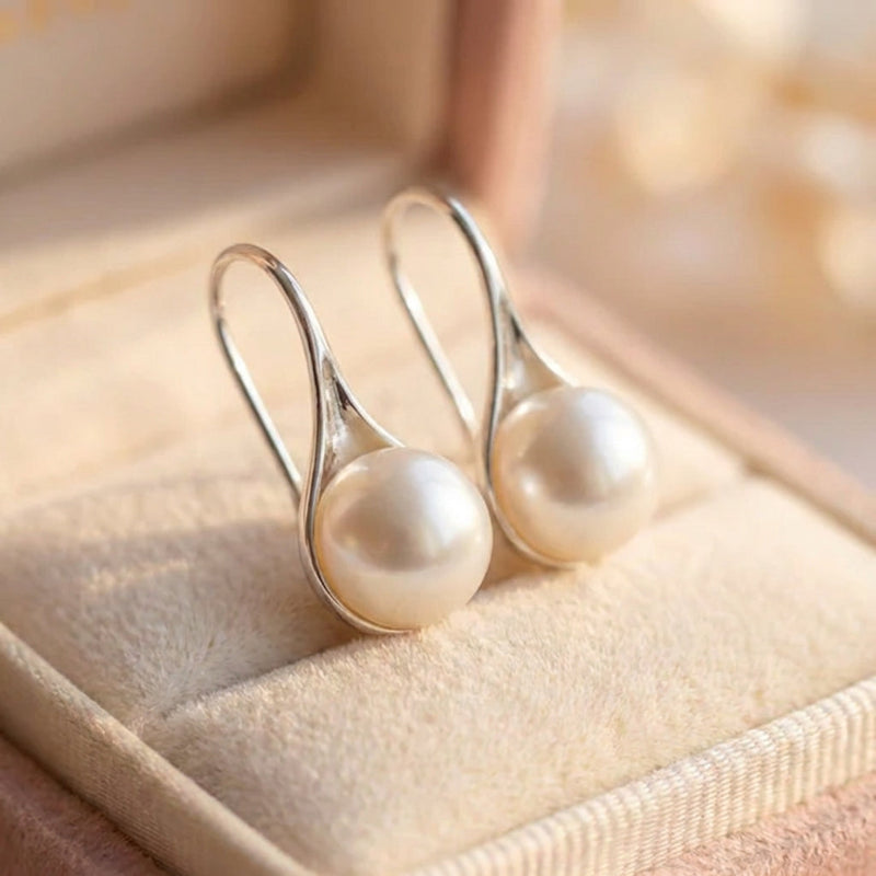 Elegant Pearl Drop Earrings