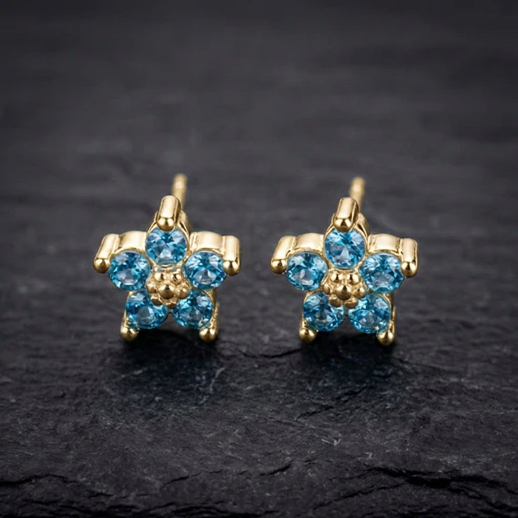 Dainty Flower Stud Earrings