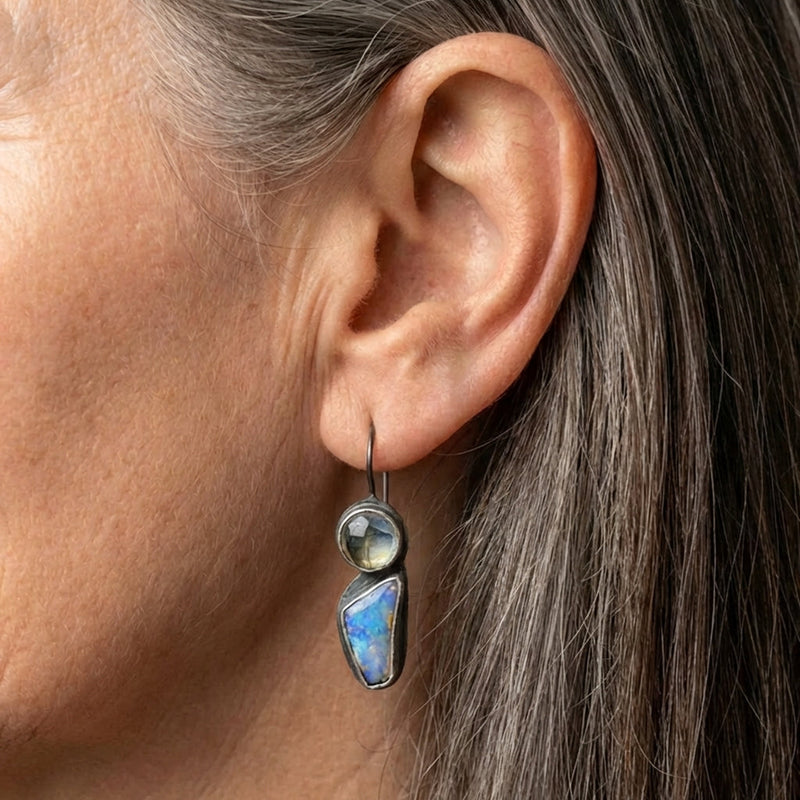 Tribal Face Earrings