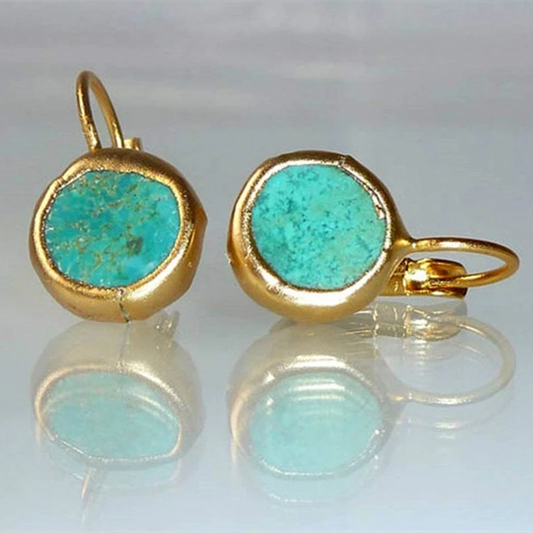 Delicate Artisan Gold Earrings