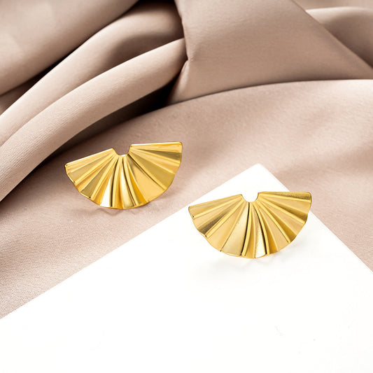 Gold Shell Earrings