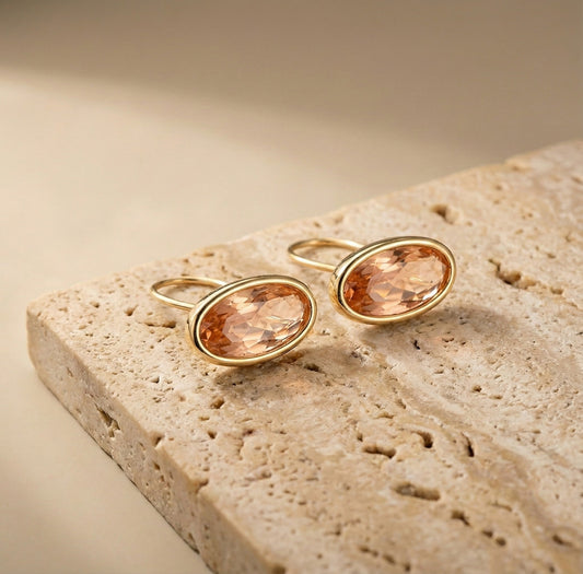Golden Dangle Earrings