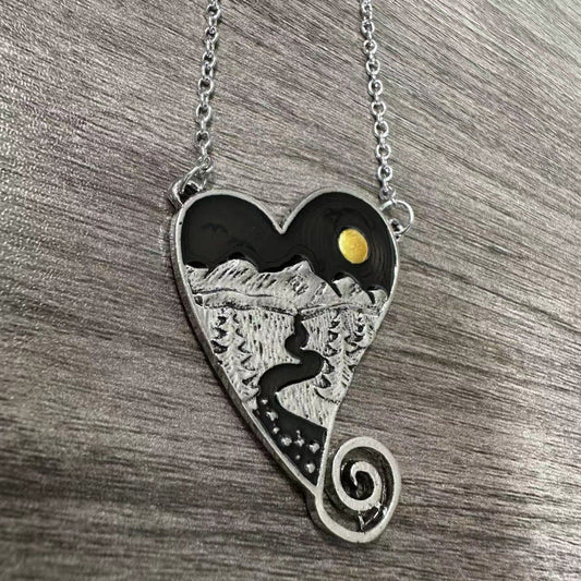 Handmade Mountain Necklace