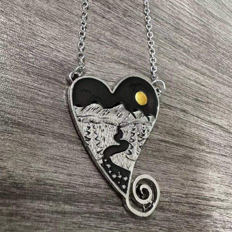Handmade Mountain Necklace