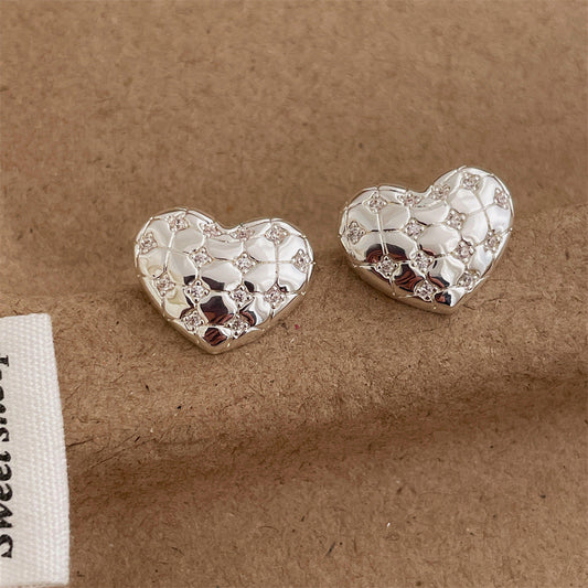Heart Crystal Earrings