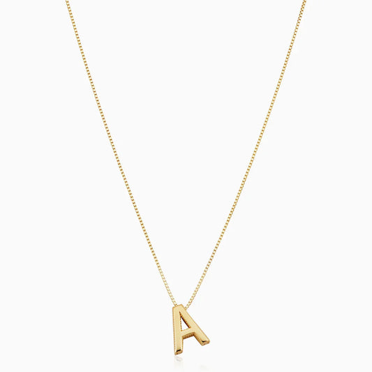 Gold Initial Necklace