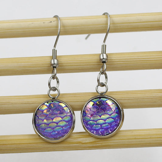 Iridescent Mermaid Earrings